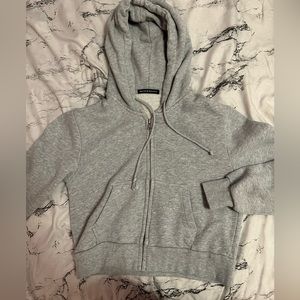 Brandy Melville Cropped Zip Up